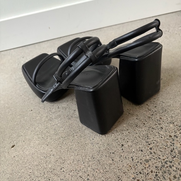 Charles & Keith Platform Sandal Heels - Picture 3 of 5
